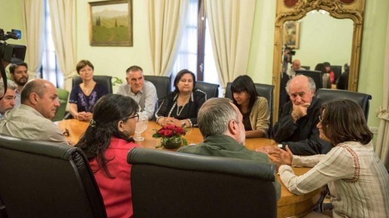 Referentes de Unidad Ciudadana en Casa de Gobierno