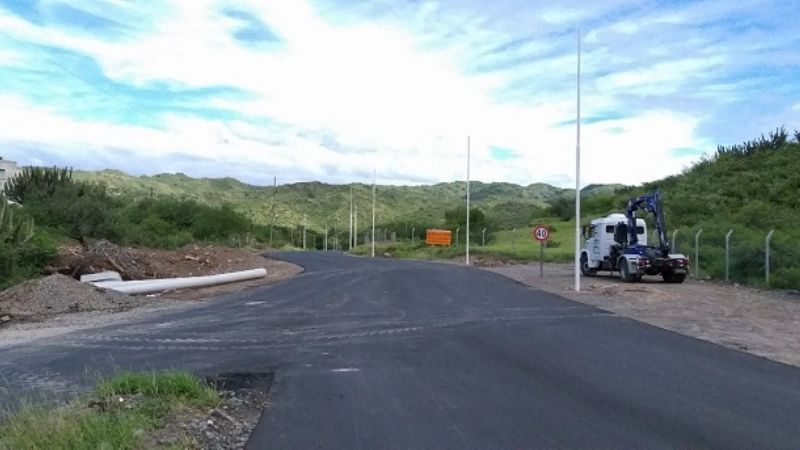 Iluminan el último tramo de la Quebrada de Moreira