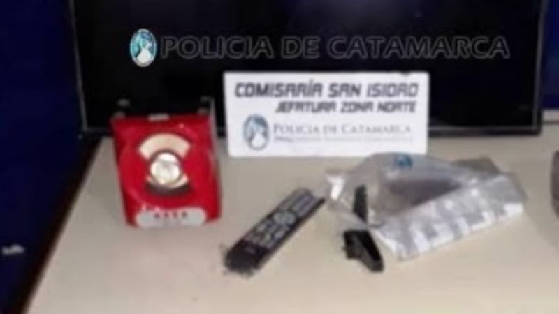 Dejaron un televisor abandonado