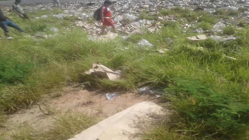 Volcó otro camión que trasladaba latas de cerveza