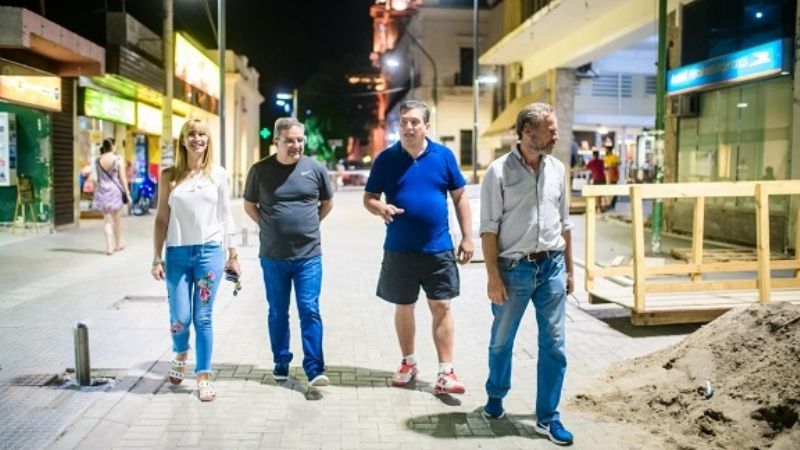 La obra de las peatonales estará lista en 15 días