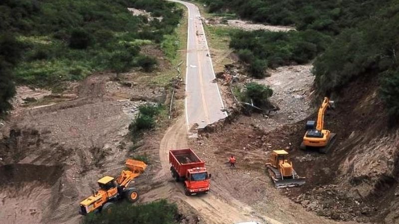Ruta 60: El tramo de La Cébila sigue intransitable