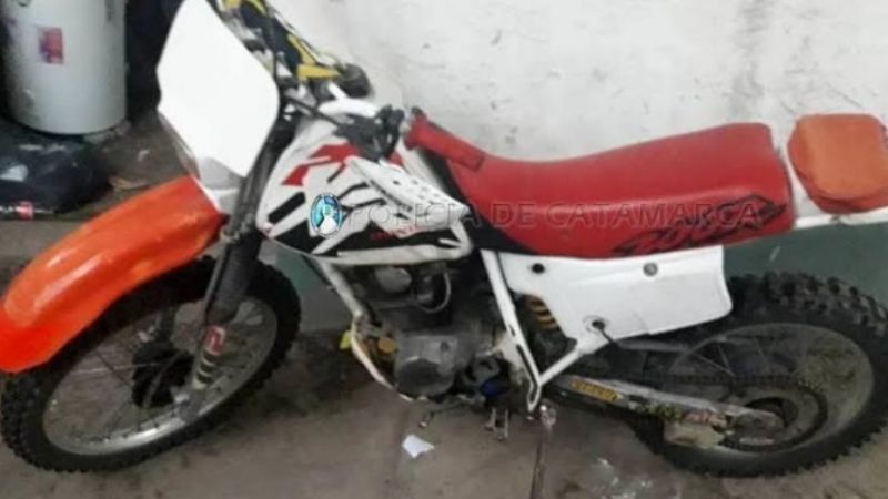 Recuperan una moto