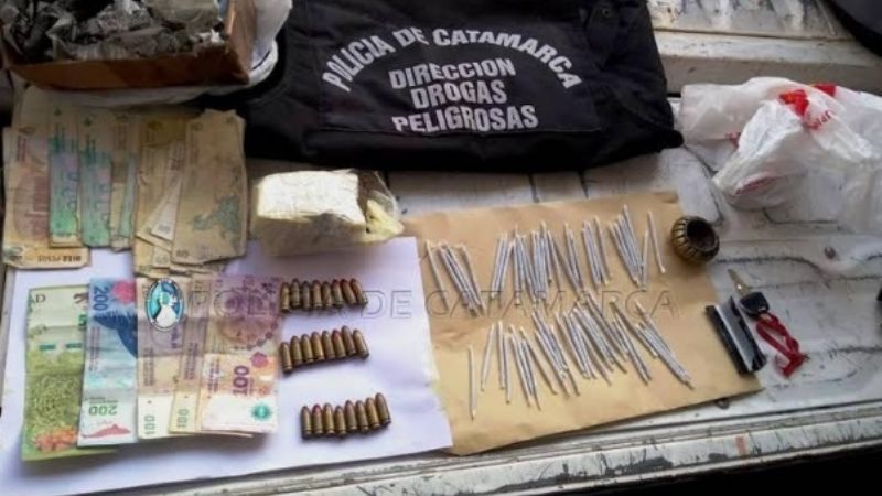 Gran golpe a las drogas en Andalgalá