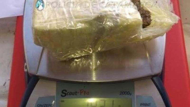 Gran golpe a las drogas en Andalgalá