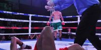 Pablo “Pimienta” Ojeda noqueó al bonaerense Sayal Lozano.