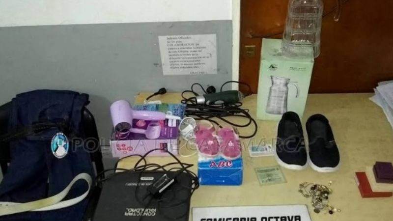 En persecución arrojó dos bolsos con elementos robados
