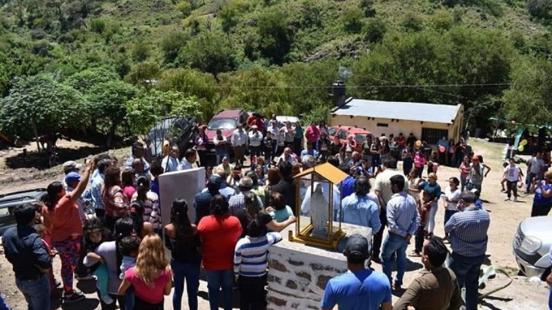 El Intendente Santillán inauguró Camino de Las Juntas