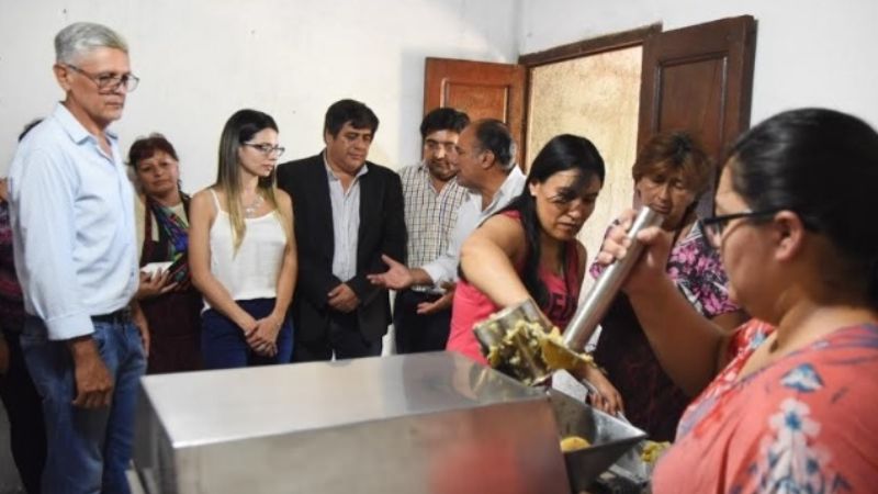 Productores de La Puerta recibieron maquinarias