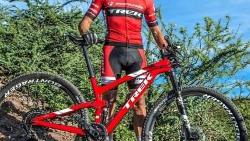El catamarqueño Hernán Jais, en el Trek Bontrager Argentina