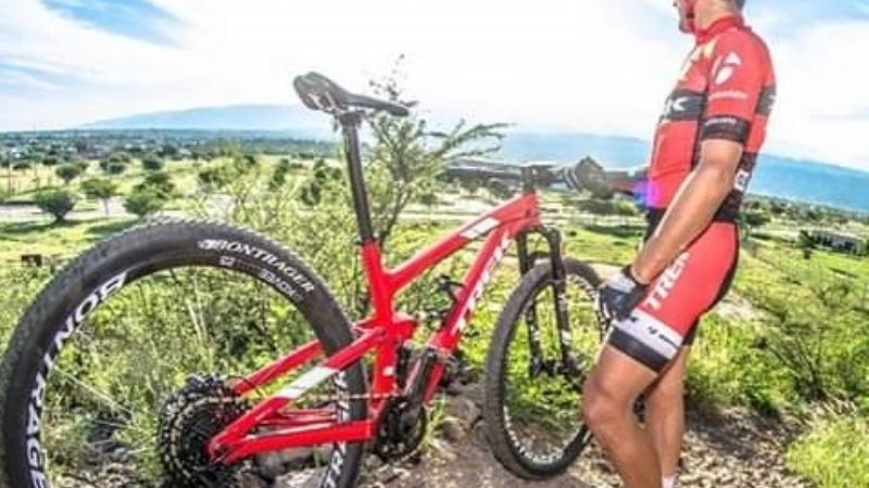 El catamarqueño Hernán Jais, en el Trek Bontrager Argentina