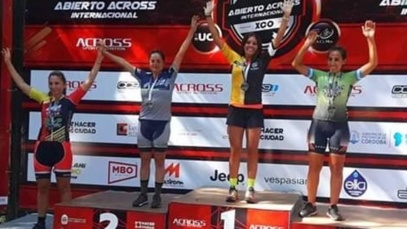 Cecilia Vázquez ganó en el Abierto Across de XCO de Río Ceballos