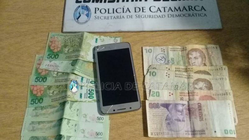 Aprehenden a un joven y recuperan un celular robado