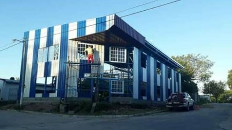 Avanza construcción de salón cultural