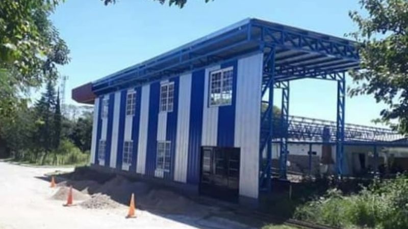 Avanza construcción de salón cultural