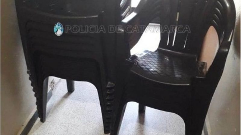 Robaron sillas de una capilla