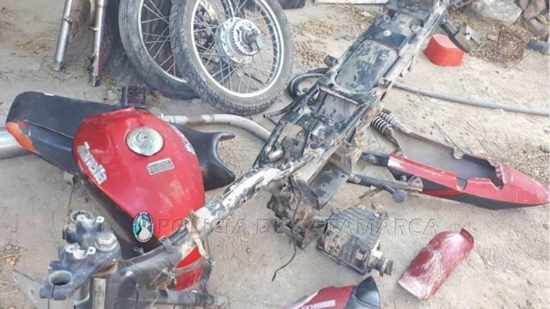 Secuestran motopartes