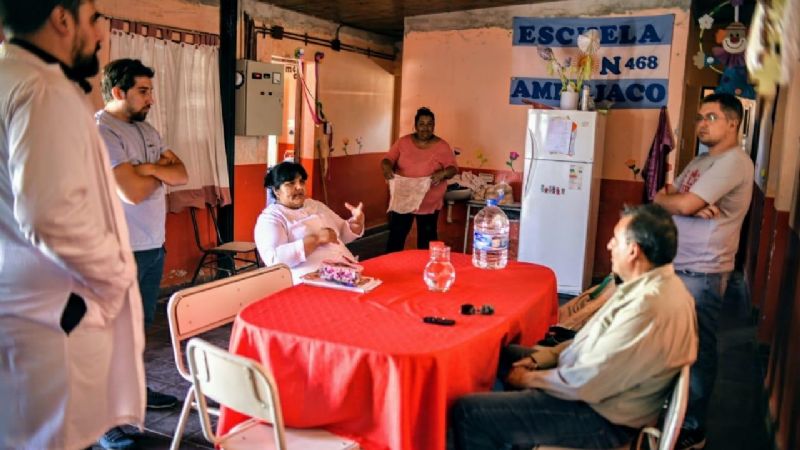 El Senado llegó al Paraje de Ampujaco, Belén