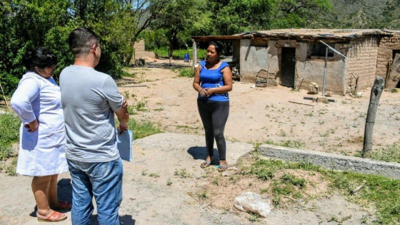 El Senado llegó al Paraje de Ampujaco, Belén