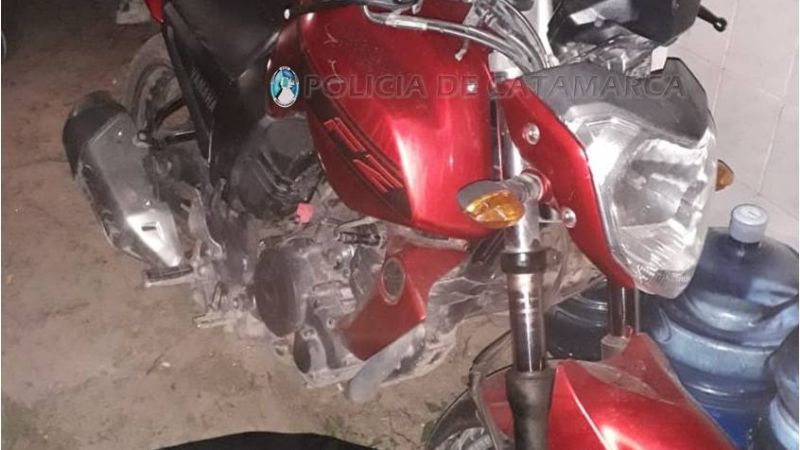 Recuperan otra moto robada en la Capital