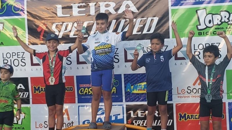 Podios regionales para la Escuela de MTB de “Buchingo” Andreatta