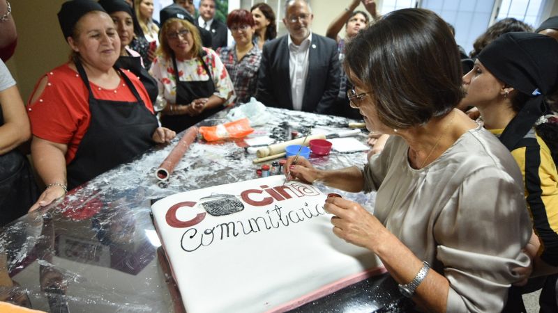 Lucía inauguró la segunda Cocina Comunitaria para emprendedores