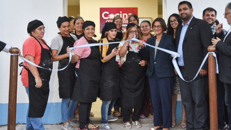 Lucía inauguró la segunda Cocina Comunitaria para emprendedores