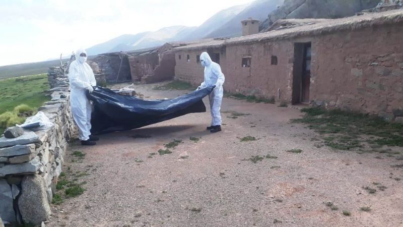 Encuentran a una persona sin vida en Belén