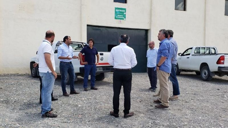 Sánchez se reunió con el grupo Peñaflor de Bodega El Esteco en Chañar Punco