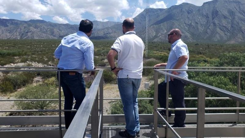 Sánchez se reunió con el grupo Peñaflor de Bodega El Esteco en Chañar Punco