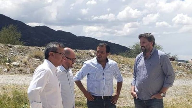 Sánchez se reunió con el grupo Peñaflor de Bodega El Esteco en Chañar Punco