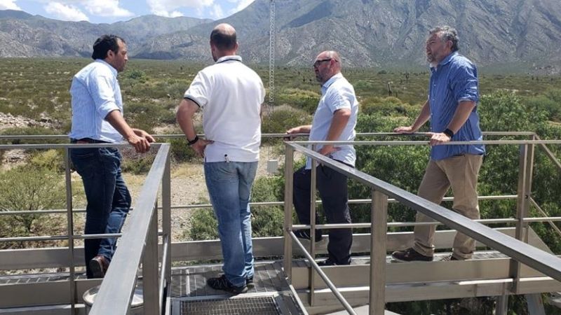 Sánchez se reunió con el grupo Peñaflor de Bodega El Esteco en Chañar Punco