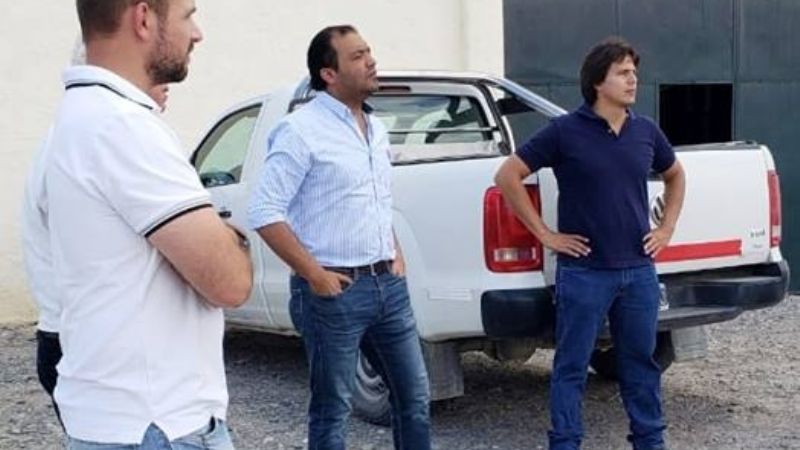 Sánchez se reunió con el grupo Peñaflor de Bodega El Esteco en Chañar Punco
