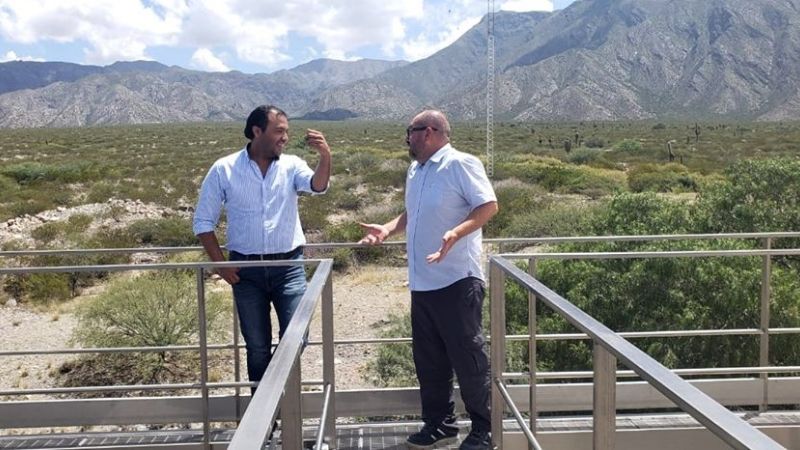 Sánchez se reunió con el grupo Peñaflor de Bodega El Esteco en Chañar Punco