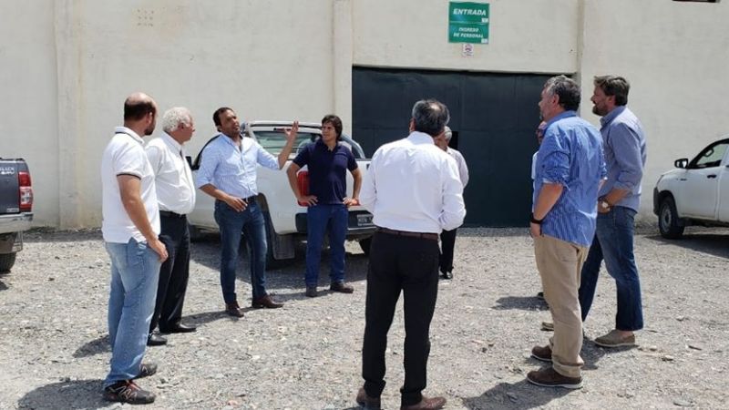 Sánchez se reunió con el grupo Peñaflor de Bodega El Esteco en Chañar Punco