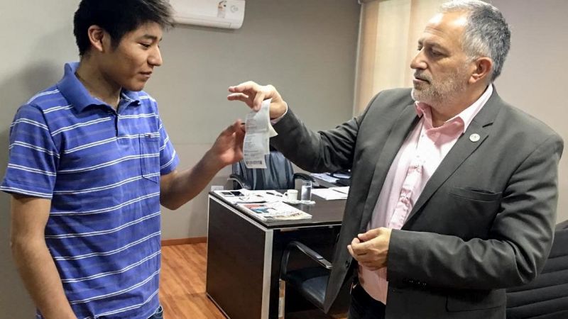 Aporte al joven ajedrecista Kevin Salgado