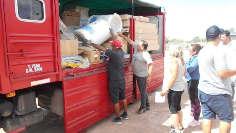 Llegó ayuda social para El Cilo y La Guardia