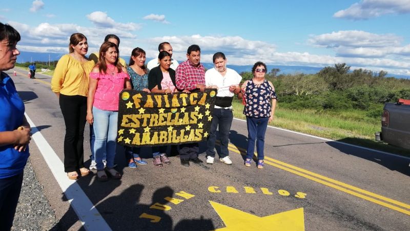 FAVIATCA pintó una estrella amarilla en Huillapima