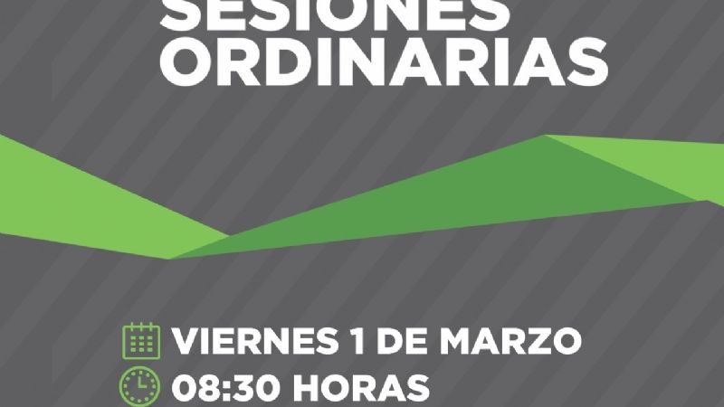 Apertura de sesiones ordinarias del Concejo Deliberante