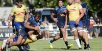 SEGURA se lució en Argentina XV y anotó el último try.