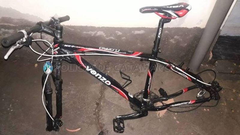 Secuestran el cuadro de una bicicleta robada en Santa María