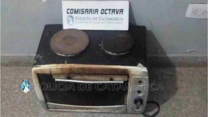 Le robaron un horno eléctrico y lo tiraron en un descampado