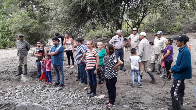Lucía recorrió el camino a Trampasacha
