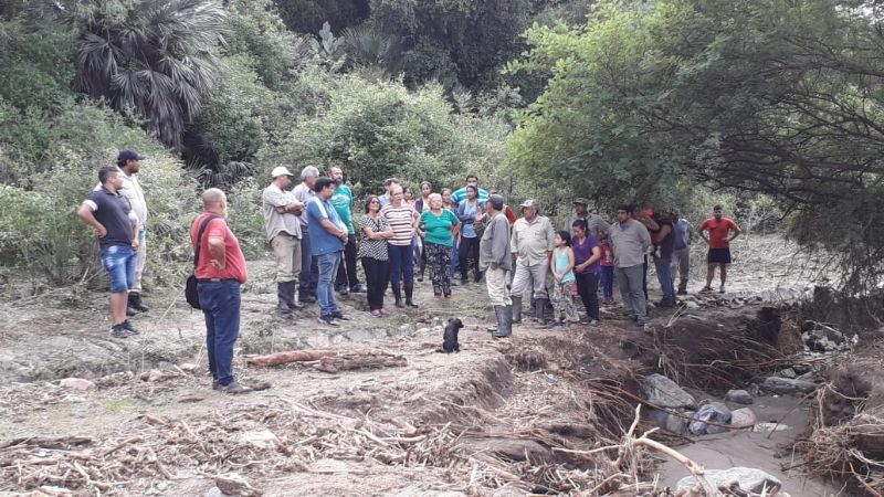 Lucía recorrió el camino a Trampasacha