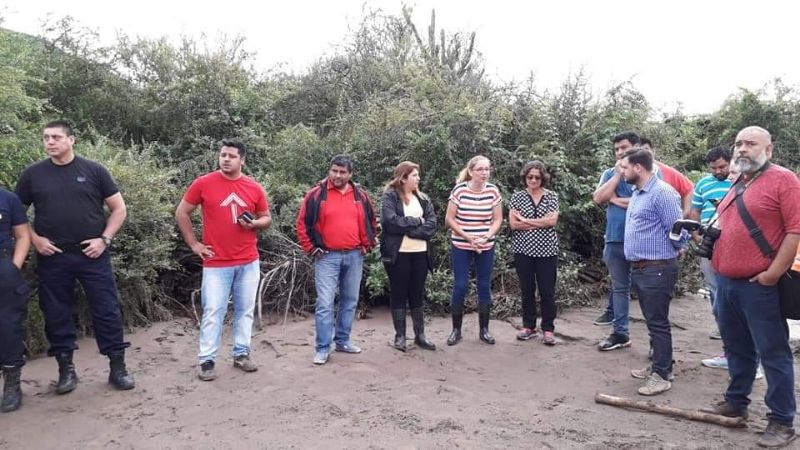 Lucía recorrió el camino a Trampasacha