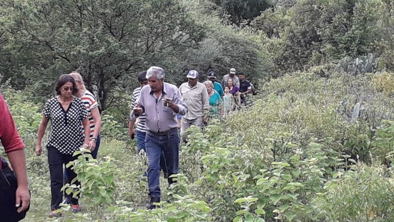 Lucía recorrió el camino a Trampasacha