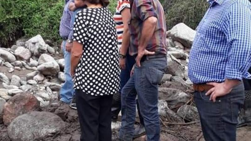 Lucía recorrió el camino a Trampasacha