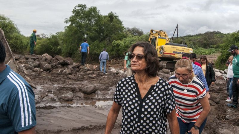 Lucía recorrió el camino a Trampasacha