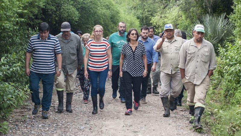 Lucía recorrió el camino a Trampasacha
