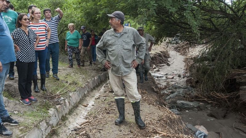 Lucía recorrió el camino a Trampasacha